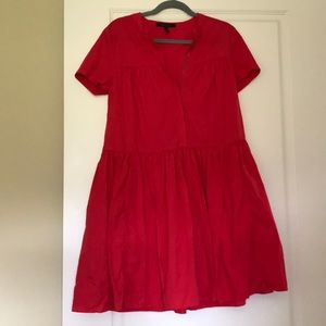 BCBGmaxazria red baby doll dress